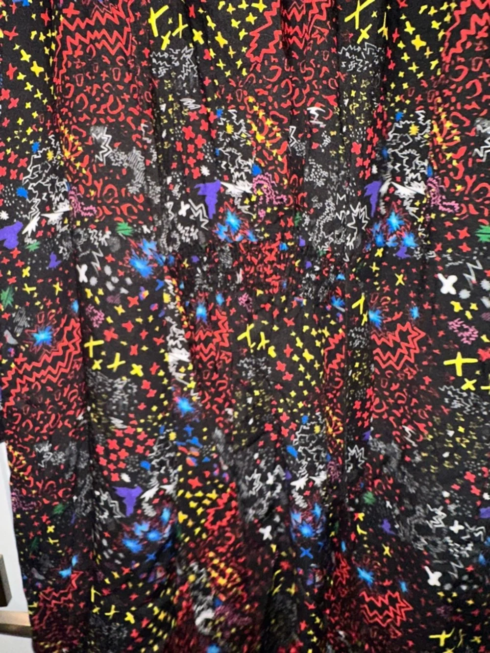 Zadig & Voltaire Black Multi-Color Printed Wrap Dress new with tags extra button - Picture 5 of 11